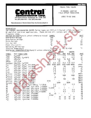 2N5484 datasheet  